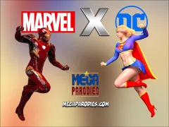 Marvel X DC (The Avengers , Justice League) [MegaParodies] rule 34 porn comic cover