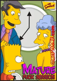 Mature Fuck Session (The Simpsons) [Comics-Toons] rule 34 porn comic cover