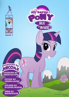 My Horny Pony – Sex Is Magic (My Little Pony – Friendship Is Magic) [JKRComix] rule 34 porn comic cover