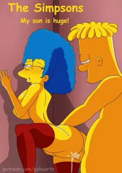 My Son Is Huge! (The Simpsons) [PokuArts] rule 34 porn comic cover