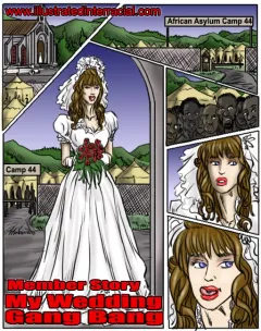 My Wedding Gangbang [IllustratedInterracial] rule 34 porn comic cover