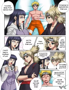 NaruHinaTemari Doujin (Naruto) [JadenKaiba] rule 34 porn comic cover