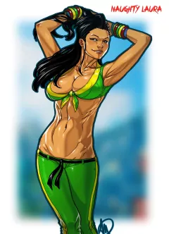 Naughty Laura (Street Fighter) [Ganassa] rule 34 porn comic cover