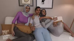 Night At The Living Room [Crispy Cheese] rule 34 porn comic cover