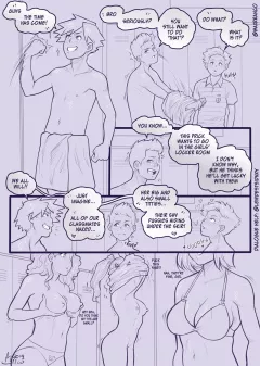 P.E. Orgy [BaXrranco] rule 34 porn comic cover