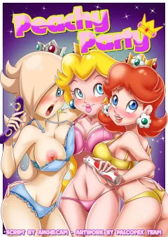 Peachy Party (Mario Series) [Palcomix] rule 34 porn comic cover