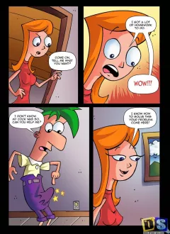 Phineas and Ferb [Drawn-Sex] rule 34 porn comic cover