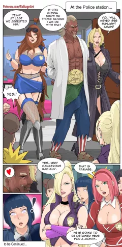 Police Station (Naruto) [RaikageArt | Sichan] rule 34 porn comic cover