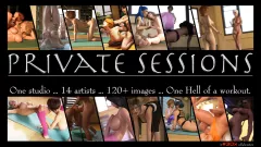 Private Sessions – Yoga [HashTag3DX] rule 34 porn comic cover