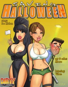 Saving Halloween [Dirty Comics] rule 34 porn comic cover