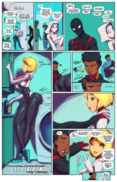 Spiderfriends With Benefits (Spider-Man) [Fred Perry] rule 34 porn comic cover
