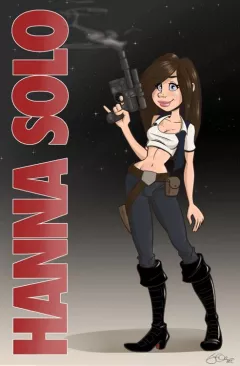 Star Whore: Hanna Solo (Star Wars) [Sinope] rule 34 porn comic cover