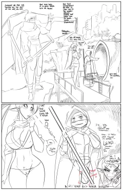 Syx Ninja Go (Teenage Mutant Ninja Turtles) [Fred Perry] rule 34 porn comic cover