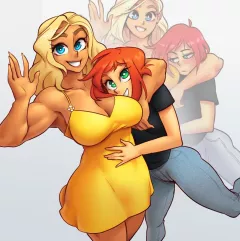 Tara &amp; Beverly – 4koma [Nortuet] rule 34 porn comic cover