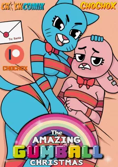 The Amazing Gumball Christmas (The Amazing World of Gumball) [Crock Comix] rule 34 porn comic cover