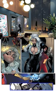 The Cat and the Spiders (Spider-Man) [XGeek] rule 34 porn comic cover