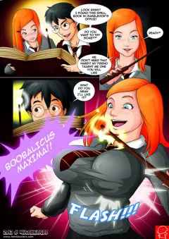 The Forbidden Spells (Harry Potter) [WitchKing00] rule 34 porn comic cover