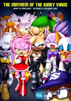 The Mayhem of the Kinky Virus (Sonic the Hedgehog) [Palcomix] rule 34 porn comic cover