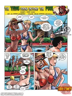 The Thing From Beyond The Pool [eAdultComics] rule 34 porn comic cover
