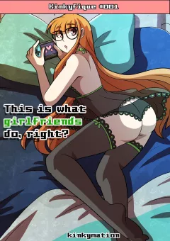 This is what girlfriends do right? (Persona 5) [Kinkymation] rule 34 porn comic cover