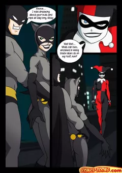 Threesome (Batman) [Comics-Toons] rule 34 porn comic cover