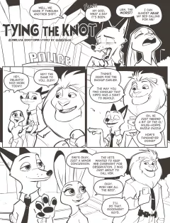 Tying The Knot (Zootopia) [Hagfish] rule 34 porn comic cover