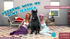 Weekend With My Aunt Jessica [ExtremeXWorld] rule 34 porn comic cover
