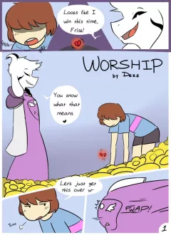 Worship (Undertale) [Dezz] rule 34 porn comic cover