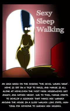 Sexy Sleep Walking (The Simpsons) [KogeiKun] rule 34 porn comic cover