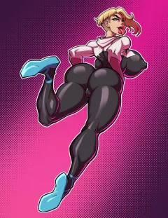 Spider Gwen across the Shaggingverse (Spider-Man) [Fontez] rule 34 porn comic cover