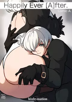 Happily Ever [A]fter (Nier: Automata) [Kinkymation] rule 34 porn comic cover