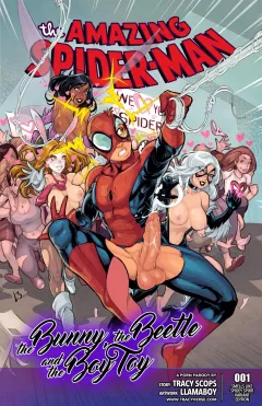 The Bunny The Beetle and The Boy Toy (The Amazing Spider-Man) [Tracy Scops] rule 34 porn comic cover