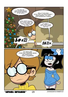 Darkest Christmas (The Loud House) [JaviSuzumiya] rule 34 porn comic cover