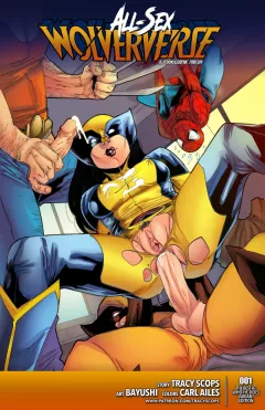 All-Sex Wolverine (X-Men) [Tracy Scops] rule 34 porn comic cover