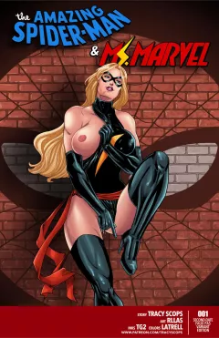 Amazing Spider-man &amp; Ms. Marvel (Ms. Marvel , Spider-Man) [Tracy Scops] rule 34 porn comic cover