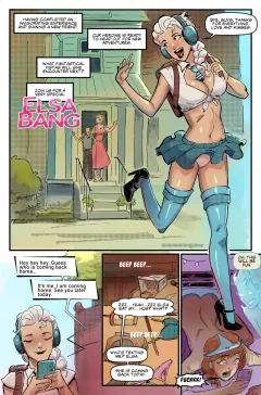Elsa Bang (Frozen) [Disclaimer] rule 34 porn comic cover