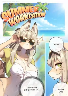 Summer Workcation [Strong Bana] rule 34 porn comic cover