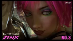 Jinx - Fantasyland [Sexy3DComics | Gonzo] rule 34 porn comic cover