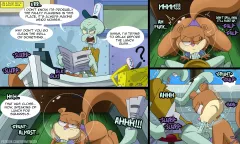 Three Sandy Cheeks Oneshots (SpongeBob SquarePants) [Hermit Moth] rule 34 porn comic cover