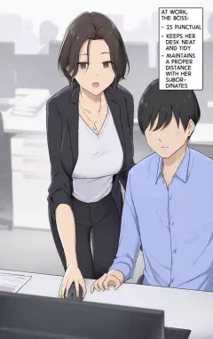 A Boss Who's Totally Different on Weekdays and Weekends rule 34 porn comic cover