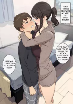 Turn-Taking Sex With My Very Tall Girlfriend rule 34 porn comic cover