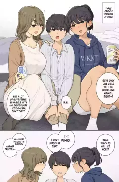 Threesome Caught Between Slim And Voluptuous (Wakamatsu) rule 34 porn comic cover