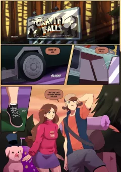 Bimbo Falls (Gravity Falls) [Annon] rule 34 porn comic cover