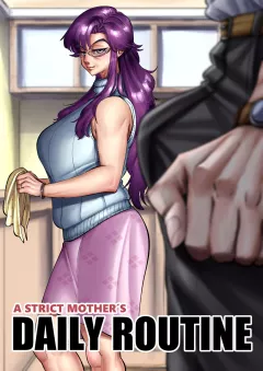 A Strict Mother's Daily Routine comic porn rule 34 porn comic cover