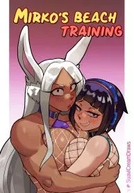 Mirko’s Beach Training (My Hero Academia) [Suavi-Cream] rule 34 porn comic cover