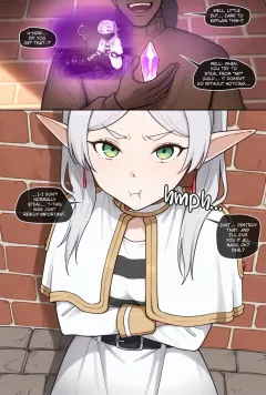 Frieren Girls Go Black comic porn rule 34 porn comic cover