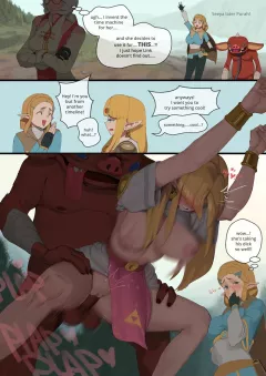 Zeldas x Bokoblin comic porn rule 34 porn comic cover
