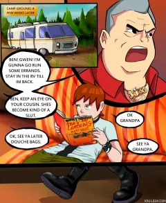 Campground Ben 10 rule 34 porn comic cover