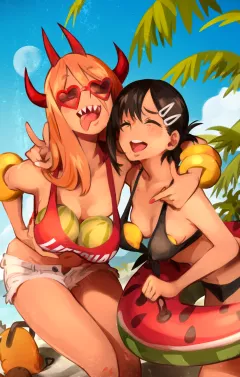 Chainsaw Man rule 34 porn comic cover