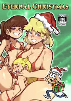 Eternal Christmas The Loud House rule 34 porn comic cover